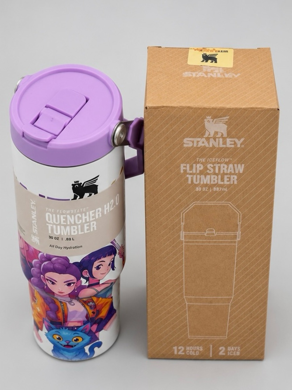 KPOP 30 oz Flip Straw Tumbler with Lid & Straw – Brand New - Picture 2 of 8